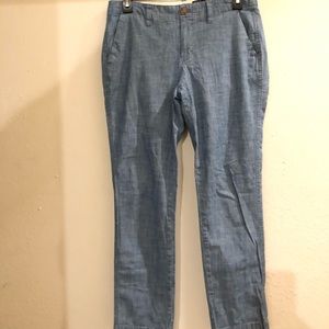 Gap girlfriend chambray chinos